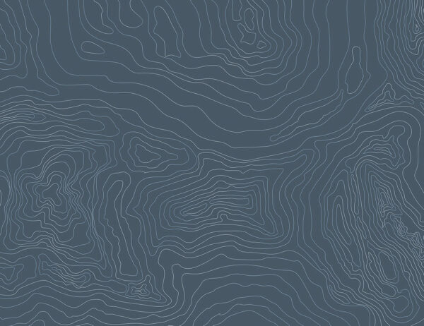 Exklusive Tapete mit der Textur geschwungener silber Linien auf dunkelblauem Hintergrund