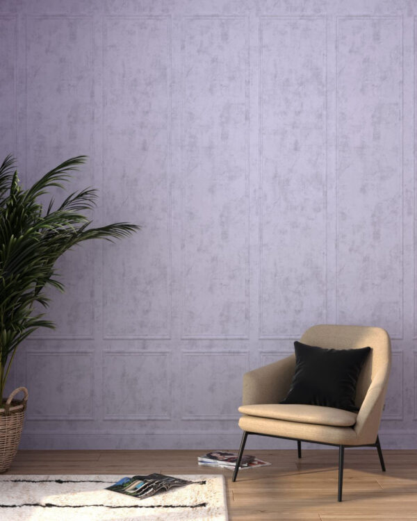 Fototapeten mit Paneelen Textur auf einem hellen lila dekorativen Hintergrund für das Wohnzimmer