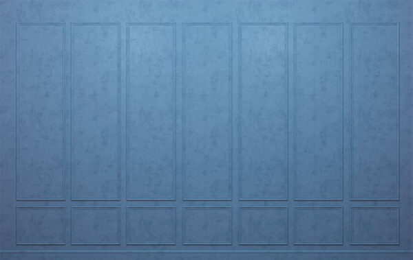 Fototapete mit Paneelen Textur auf einem blauen dekorativen strukturierten Hintergrund