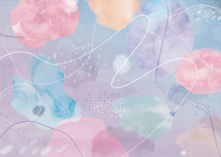 Helle Aquarell-abstrakte Kunst-Fototapete