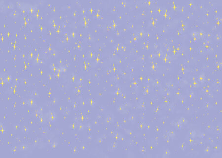 Kindertapete mit kleinen Sternen auf lila-blauem Hintergrund