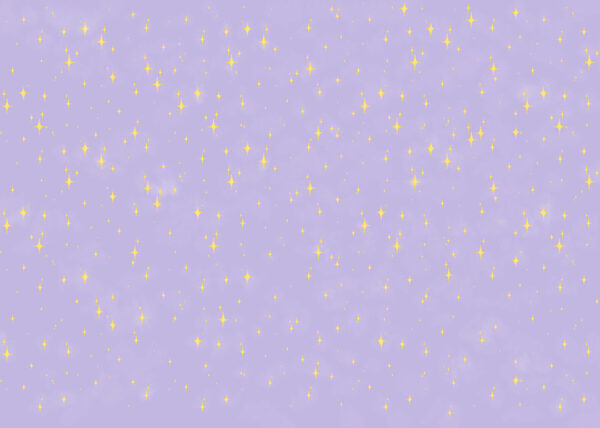 Kindertapete mit kleinen Sternen auf rosa lila Hintergrund