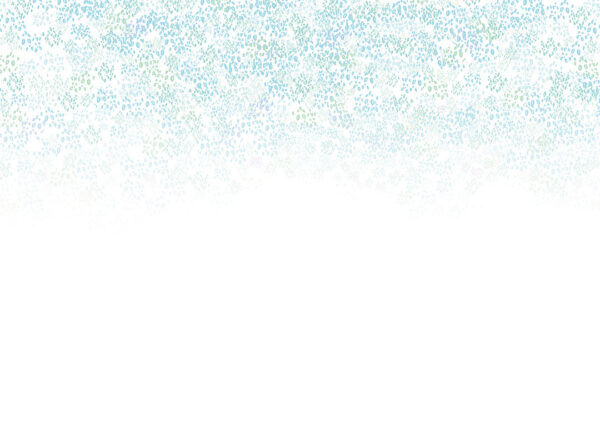 Fototapete mit Punktmuster in hellen Blau- und Grüntönen auf weißem Hintergrund mit starkem Licht