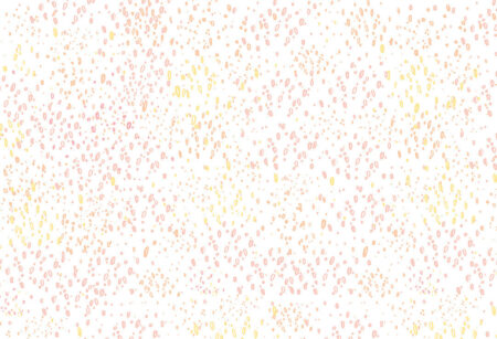 Fototapete mit Punktmuster in hellen Rosa- und Gelbtönen auf weißem Hintergrund