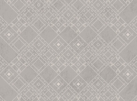 Geometrische Fototapete mit ukrainischem traditionellem Ornament auf grauem Hintergrund