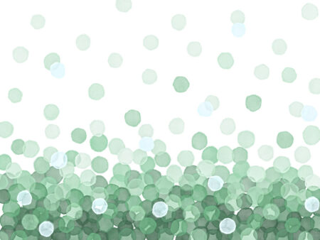 Fototapete mit grünen Aquarellblasen