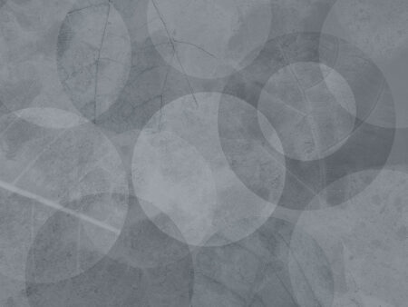 Abstrakte geometrische blaue Fototapete mit Blätterstruktur
