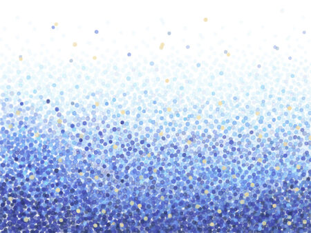 Fototapete Konfetti mit Farbverlauf in Blau