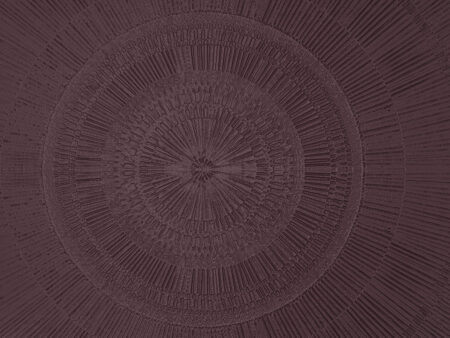 Fototapete mit dunklem geometrischem Mandala mit Steinstruktur