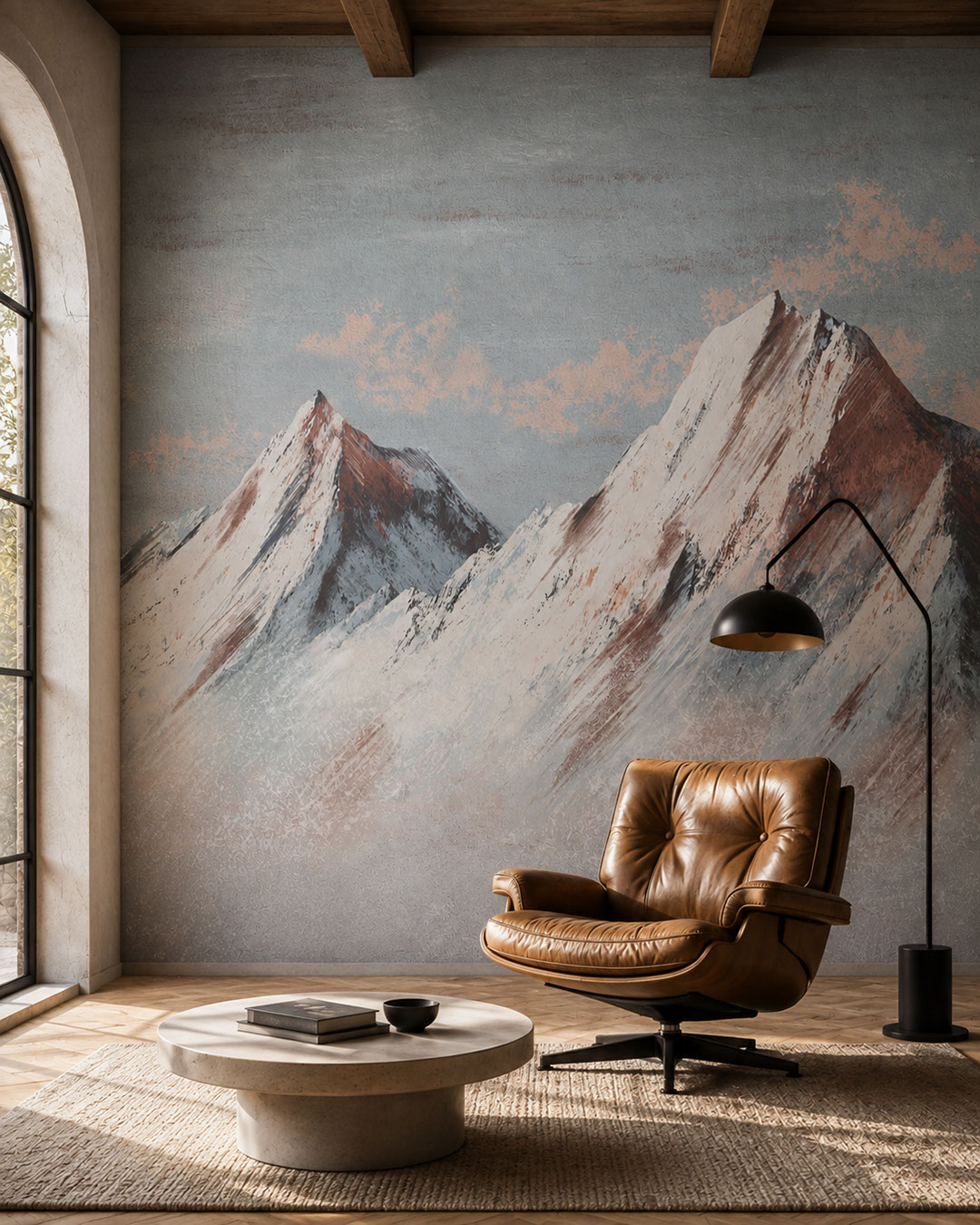22185 Fototapeten Blush Peaks – Bild 1